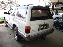 1995 TOYOTA 4RUNNER LIMTED, 3.0L AUTO 4WD, COLOR WHITE, STK Z15934